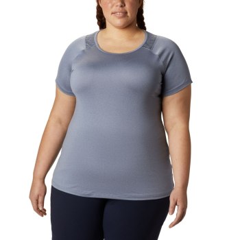 Columbia Ženske Majice - Peak To Point II Plus Size Ljubičaste | OVBC-03781